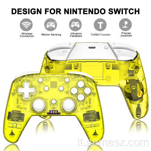 Controller joystick wireless Bluetooth per Nintendo Switch